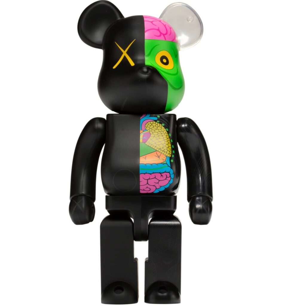 KAWS X BEARBRICK Dissected Companion 400% Black – Kaws-Shop