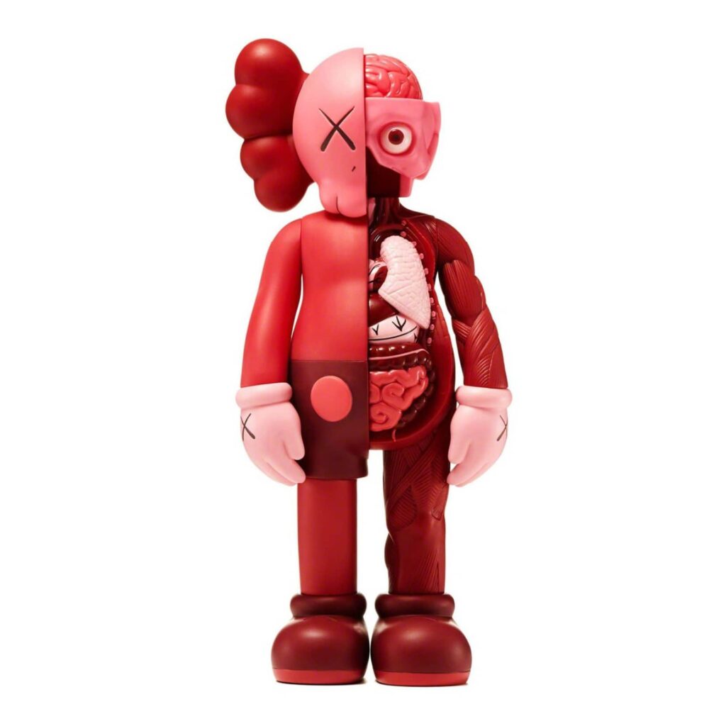 KAWS Dissected Blush Companion Red – Kaws-Shop