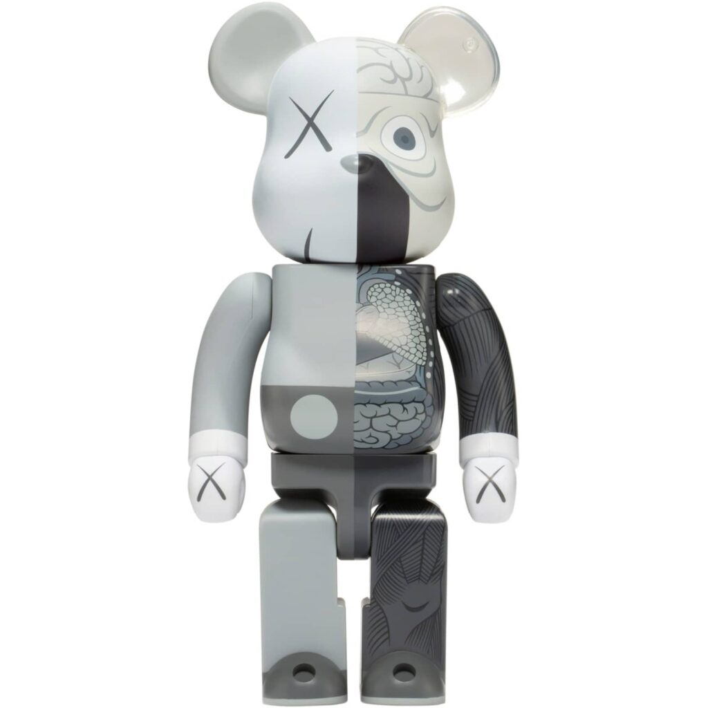 KAWS X BEARBRICK Dissected Companion 400% Grey – Kaws-Shop