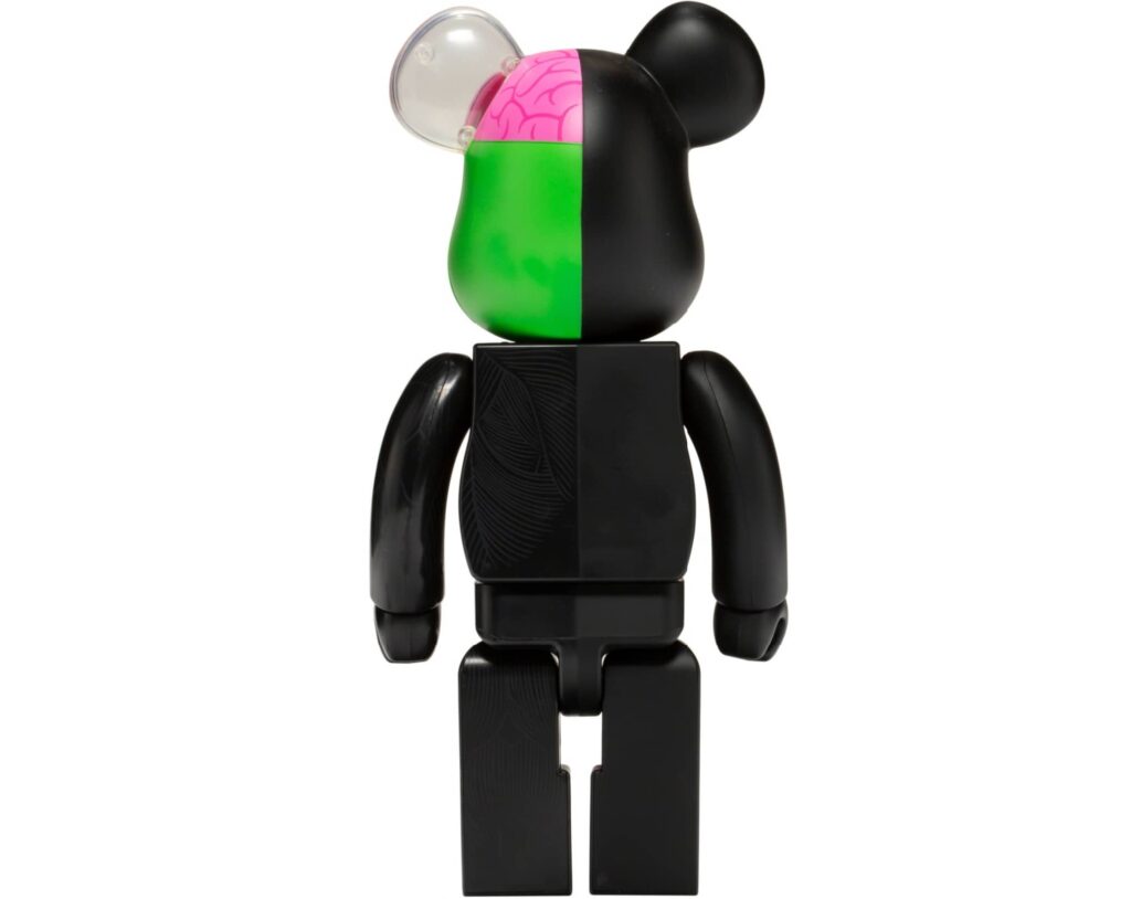KAWS X BEARBRICK Dissected Companion 400 Black