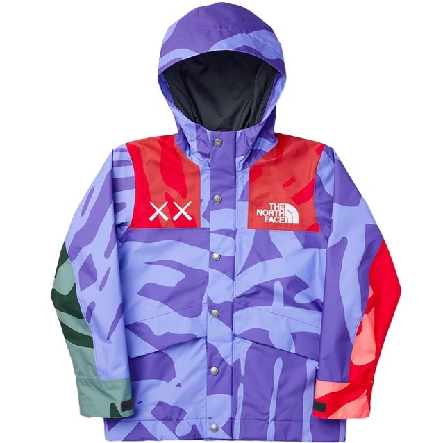 KAWS x The North Face Youth 1986 Mountain Jacket KW Peak Purple – Kaws-Shop