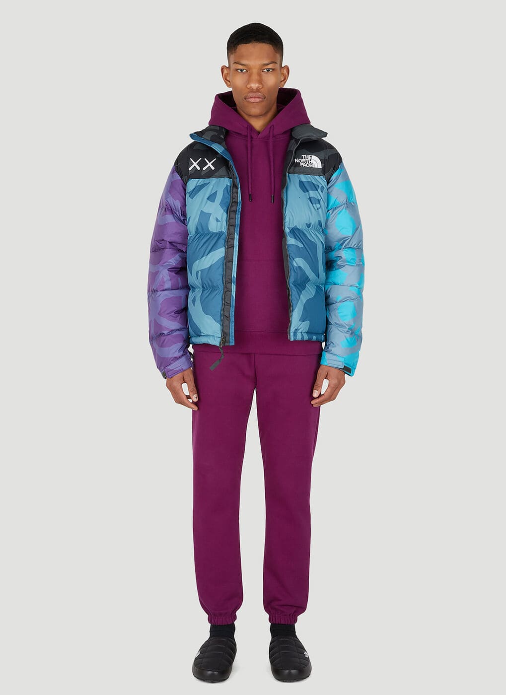 KAWS x The North Face Popover Hoodie Pamplona Purple – Kaws-Shop