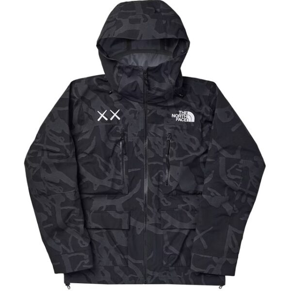 KAWS x The North Face Freeride Jacket TNF Black Dragline Print – Kaws-Shop